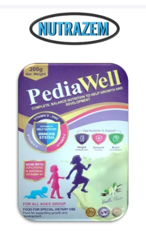 NUTRAZEM PediaWell pediatric nutritional formula pack